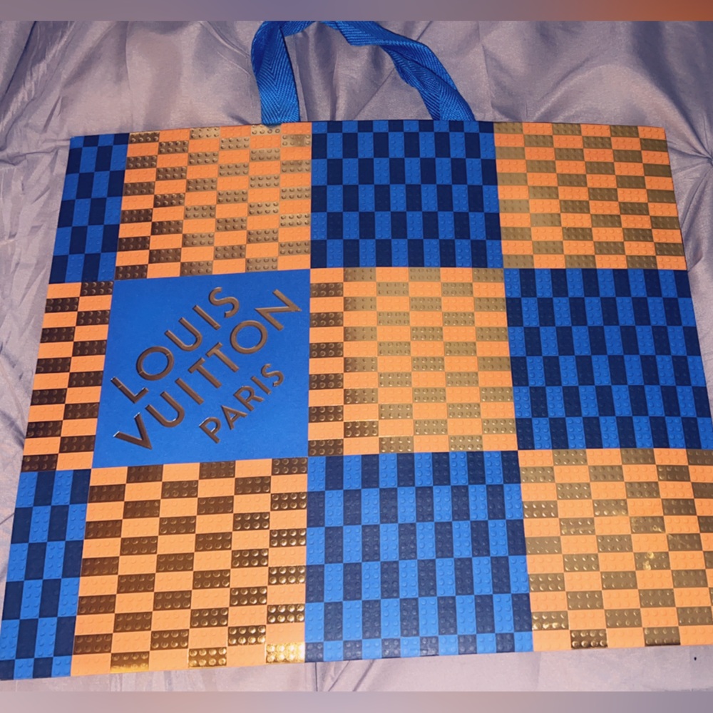 Louis Vuitton Orange Shopping Bags